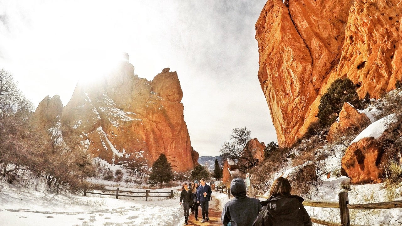 active in the winter - intext lifestyle 2 Winter hike for working out